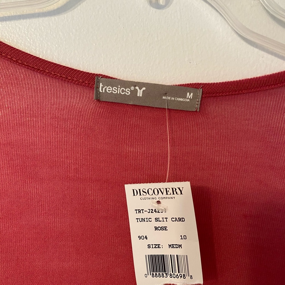 Long pink thin cardigan